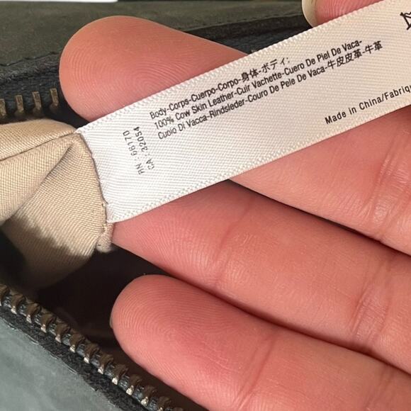 Jesslyn Blake Urban Outfitters green cow skin leather bag with detachable strap - Picture 9 of 12